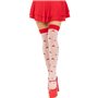 Чулки Leg Avenue Polka Dot Mushroom Thigh Highs One Size