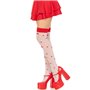 Чулки Leg Avenue Polka Dot Mushroom Thigh Highs One Size
