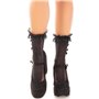 Носочки ажурные с рюшами Leg Avenue Mini Bow Lace Anklet Black