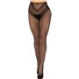 Чулки Leg Avenue Crotchless Net Tights with Heart Backseam Black One Size