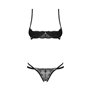 Комплект Obsessive Nutris 2-pcs crotchless set XS/S