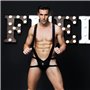 Чоловічий еротичний костюм "Відвертий Фред" One Size Black