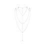Ланцюжок для спини Bijoux Indiscrets Magnifique Back and Cleavage Chain - Silver, прикраса для тіла