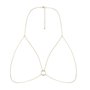 Ланцюжок портупея Bijoux Indiscrets Magnifique Bra Chain - Gold, прикраса на тіло
