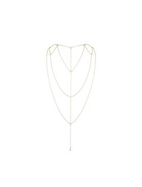 Ланцюжок для спини Bijoux Indiscrets Magnifique Back and Cleavage Chain - Gold, прикраса для тіла
