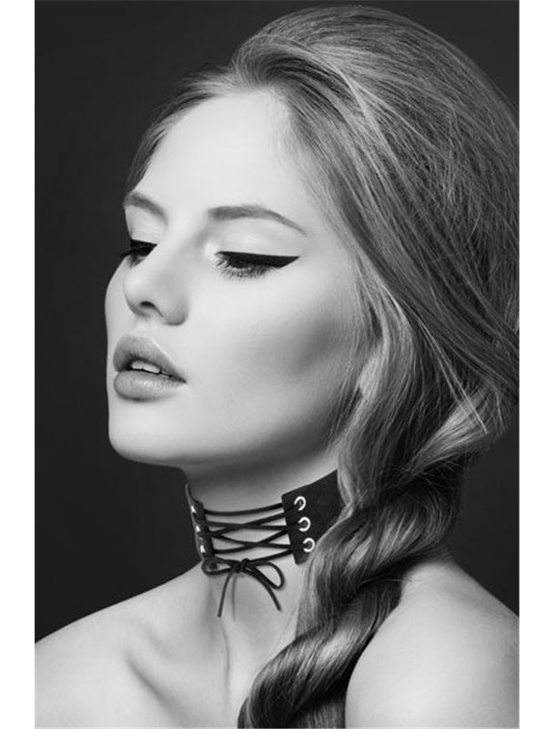 Чокер зі шнурівкою Bijoux Pour Toi - LACET, екошкіра