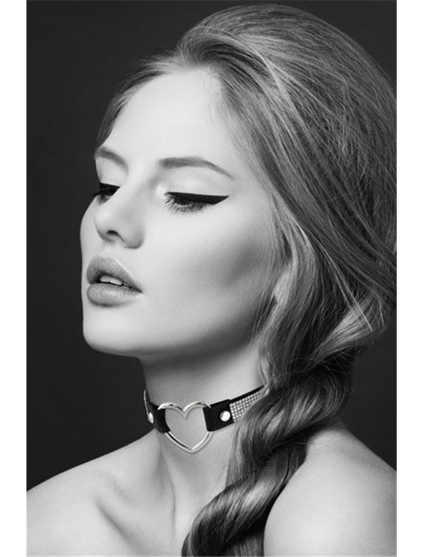 Чокер зі стразами Bijoux Pour Toi - HEART DIAMOND