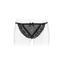 Трусики-стрінги з перлинною ниткою Fashion Secret KATIA Black
