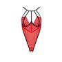 Боді з високим вирізом стегна Passion Exclusive AKITA BODY XXL/XXXL, red