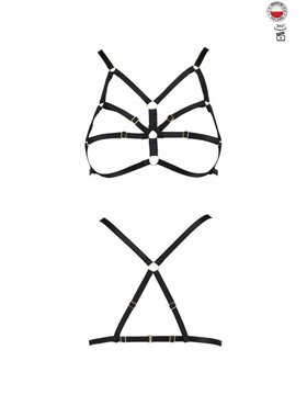 Бюстгальтер-стрепи Passion Exclusive ARMANDA BRA XXL/XXXL, black