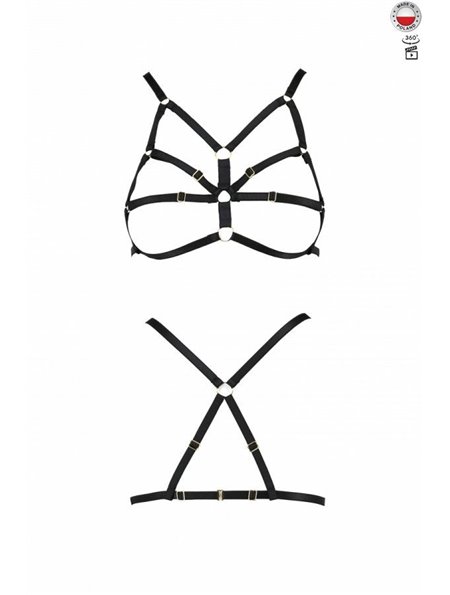 Бюстгальтер-стрепи Passion Exclusive ARMANDA BRA XXL/XXXL, black