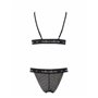 Комплект білизни Passion Exclusive GLAMISS SET XXL/XXXL, black