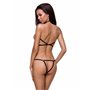 Портупея-боді зі стреп Passion Exclusive IVENA L/XL, black