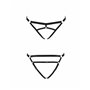 Трусики-стрінги зі стреп Passion Exclusive KELIS THONG S/M, black