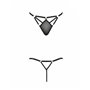 Стрінги зі стреп Passion Exclusive MEGGY THONG S/M, black