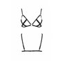 Відкритий бюстгальтер-стрепи Passion Exclusive NICKY BRA L/XL, black