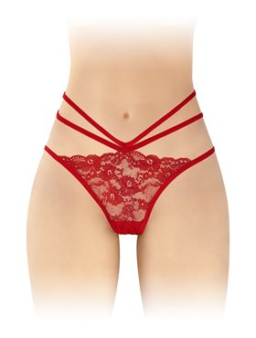 Трусики з відкритою попкою Fashion Secret Nadia Red