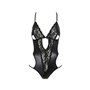 Боди с имитацией кожи и стрепами Passion ASUNA BODY XXL/XXXL, black