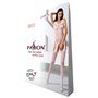 Бодістокінг з імітацією панчох і ажурною вставкою Passion BS072 white SO4143 Passion (Польща) фото - Luxbikini