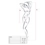 Відверта сукня-сітка Passion BS073 white SO4146 Passion (Польща) фото - Luxbikini