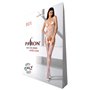 Відвертий бодістокінг з глибоким декольте Passion BS075 white SO4152 Passion (Польща) фото - Luxbikini