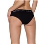Трусики з широкою гумкою і мереживом Passion PS001 PANTIES L, black