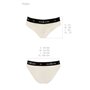 Трусики з широкою резинкою і мереживом Passion PS001 PANTIES XL, ecru