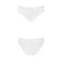Трусики з широкою гумкою і мереживом Passion PS001 PANTIES L, white
