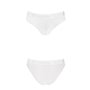 Трусики з широкою гумкою і мереживом Passion PS001 PANTIES M, white