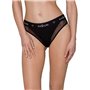 Трусики з прозорою вставкою Passion PS002 PANTIES S, black