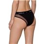 Трусики з прозорою вставкою Passion PS002 PANTIES S, black