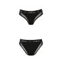 Трусики з прозорою вставкою Passion PS002 PANTIES S, black