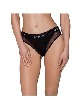 Трусики з прозорою вставкою Passion PS002 PANTIES XL, black