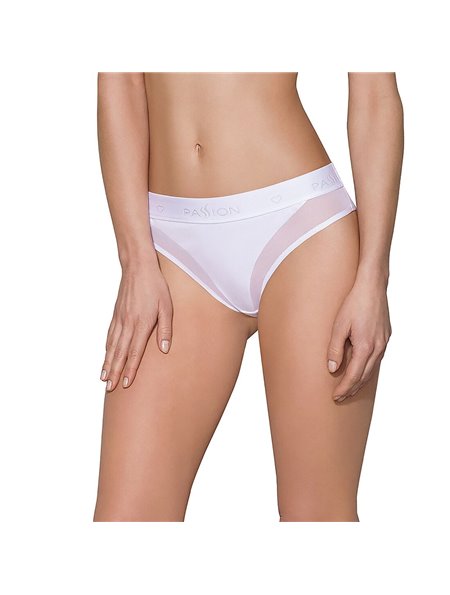 Трусики з прозорою вставкою Passion PS002 PANTIES L, white