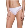 Трусики з прозорою вставкою Passion PS002 PANTIES L, white