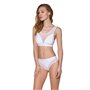Трусики з прозорою вставкою Passion PS002 PANTIES L, white
