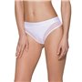 Трусики з прозорою вставкою Passion PS002 PANTIES M, white SO4196 Passion (Польща) фото - Luxbikini