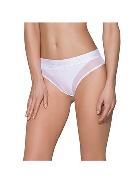 Трусики з прозорою вставкою Passion PS002 PANTIES M, white