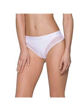 Трусики з прозорою вставкою Passion PS002 PANTIES S, white
