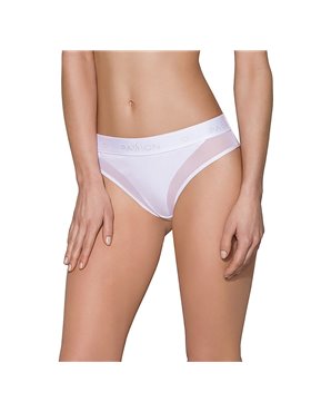 Трусики з прозорою вставкою Passion PS002 PANTIES XL, white