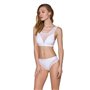 Трусики з прозорою вставкою Passion PS002 PANTIES XL, white