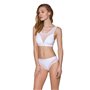 Топ з прозорою вставкою Passion PS002 TOP M, white
