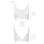 Топ з прозорою вставкою Passion PS002 TOP M, white