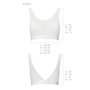 Топ з прозорою вставкою Passion PS002 TOP S, white