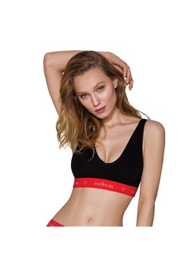 Спортивний топ на широких бретелях Passion PS003 TOP L, black