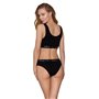 Трусики-сліпи з бавовни з еластаном Passion PS004 PANTIES M, black