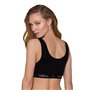Спортивний топ з широкою гумкою Passion PS004 TOP L, black