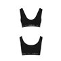 Спортивний топ з широкою гумкою Passion PS004 TOP L, black