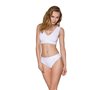 Трусики-бразиліана з бавовни Passion PS005 PANTIES XL, white