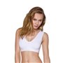 Спортивний топ з еластичної бавовни Passion PS005 TOP XL, white